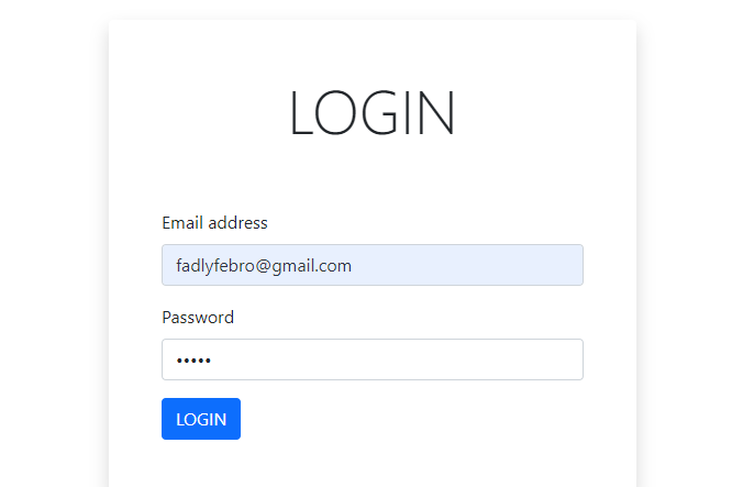 System Login & System CRUD